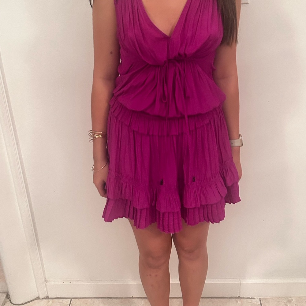 Elegant Pink Sleeveless Dress Ramy Brooks Brand New Hadley Dress